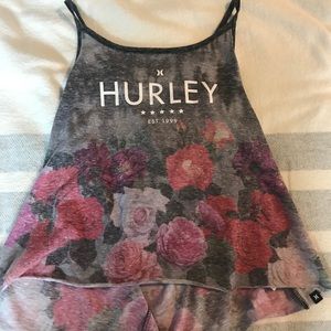 Hurley floral tank top